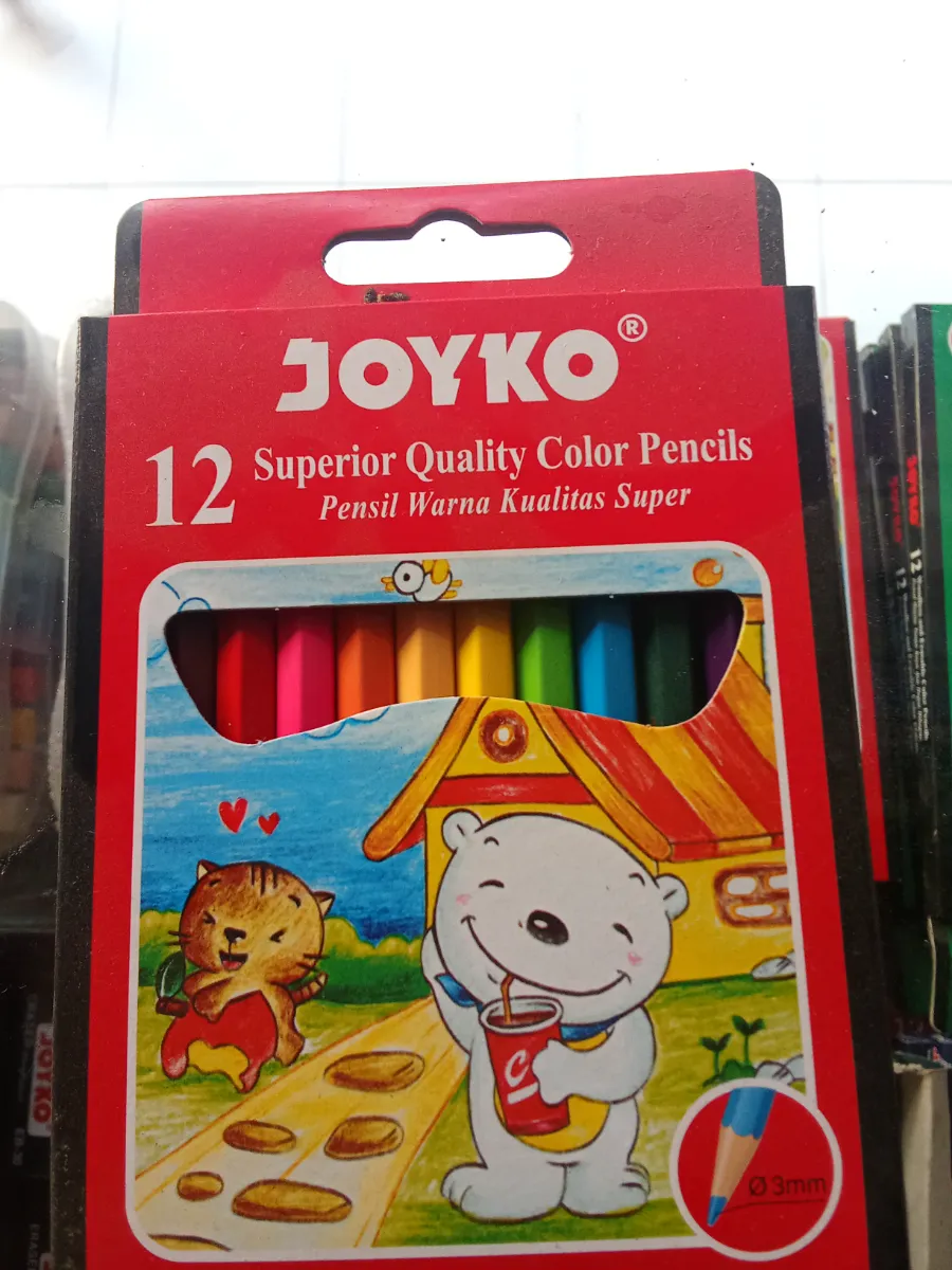 Pinsil warna joyko